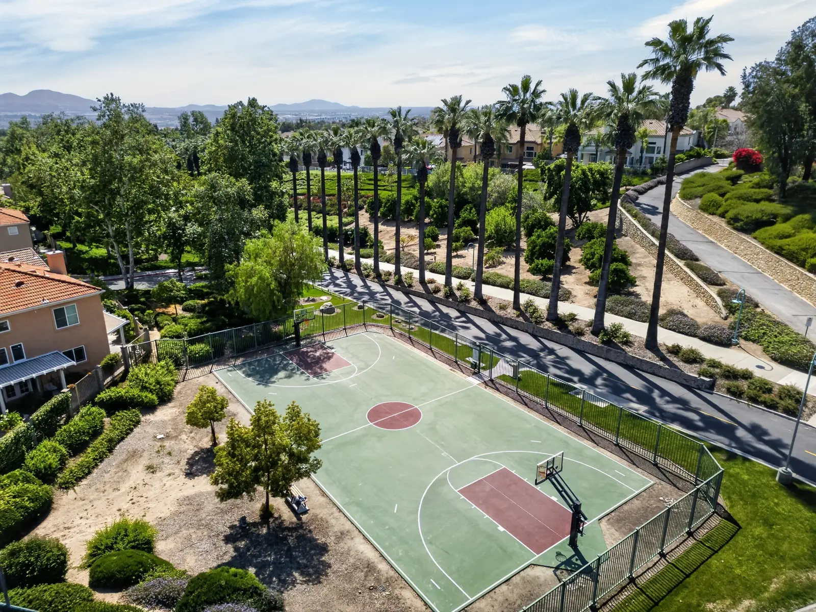 Dedicated pickleball & tennis courts — community photo by Vista Media Homes